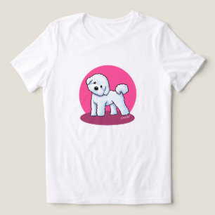 KiniArt Bichon Frise Tri-Blend Shirt