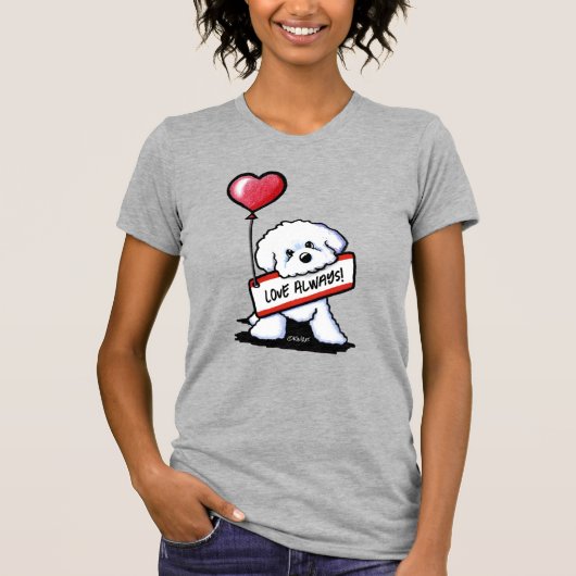 KiniArt Bichon Liebe T - Shirt (Vorderseite)