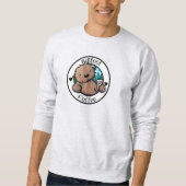 KiniArt Bigfoot-Kaffee Sweatshirt (Vorderseite)