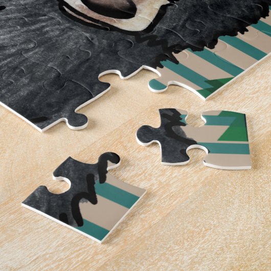 KiniArt Black Bears Puzzle (Seite)