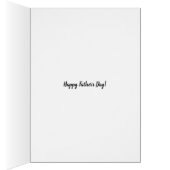 KiniArt Black Yankee Doodle Daddy Grußkarte (Innen (Rechts))