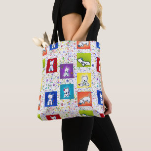 KiniArt Blumenbox Westies Tasche