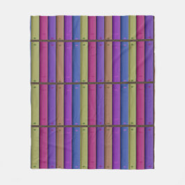 KiniArt BOOK LOVER Fleecedecke