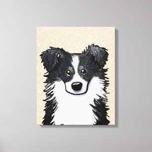 KiniArt Border Collie Canvas Print Leinwanddruck