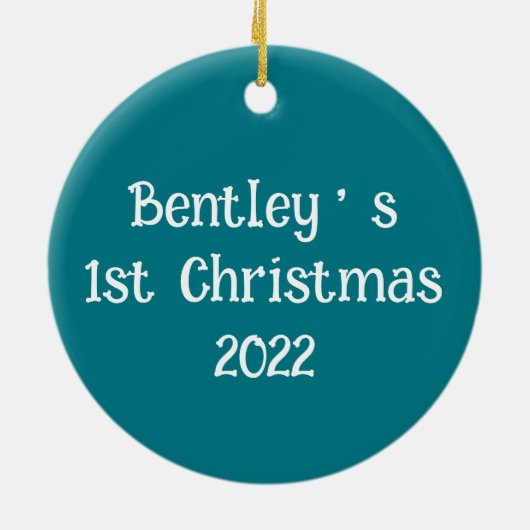 KiniArt Border Terrier Keramik Ornament (Hinten)