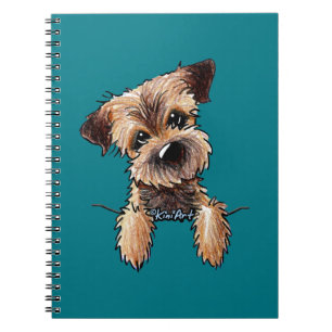 KiniArt Border Terrier Notizblock