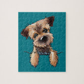 KiniArt Border Terrier Puzzle (Vertikal)