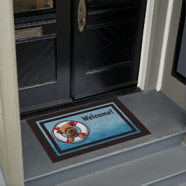 KiniArt Border Terrier Rescue Doormat Fußmatte