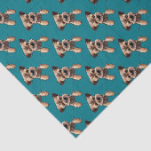 KiniArt Border Terrier Seidenpapier (Ausschnitt)