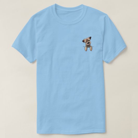 KiniArt Border Terrier T-Shirt (Design vorne)