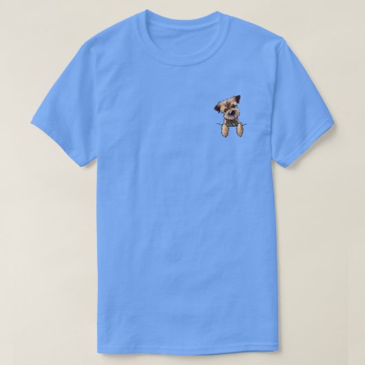 KiniArt Border Terrier T-Shirt (Design vorne)