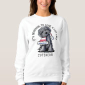 KiniArt Bouvier des Flandres Christmas Sweatshirt (Vorderseite)