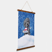 KiniArt Bouvier des Flandres Hanging Tapestry Wandteppich Mit Holzrahmen (Gewinkelt)