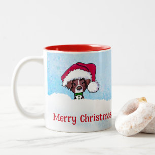 KiniArt Bretagne Weihnachten Zweifarbige Tasse