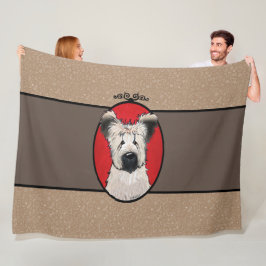 KiniArt Briard Art Fleece Blanket