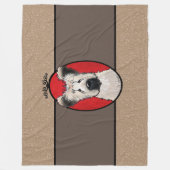 KiniArt Briard Art Fleece Blanket (Vorderseite)