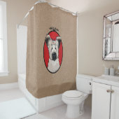 KiniArt Briard Duschvorhang (Beispiel)