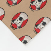 KiniArt Briard Fleecedecke (Ecke)