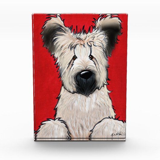 KiniArt Briard Fotoblock (Vorderseite)