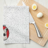 KiniArt Briard Geschirrtuch (Viertel Falte)