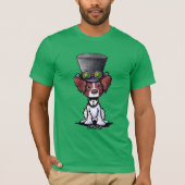 KiniArt Brittany Dog Steampunk Tophat T-Shirt (Vorderseite)