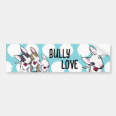 KiniArt Bull Terrier Autoaufkleber (Vorne)