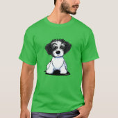 KiniArt BW Parti Havanese T - Shirt (Vorderseite)