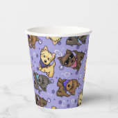 KiniArt Cairn Parade Paper Cups Pappbecher (Vorderseite)