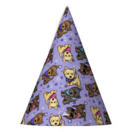 KiniArt Cairn Parade Party Hat Partyhütchen