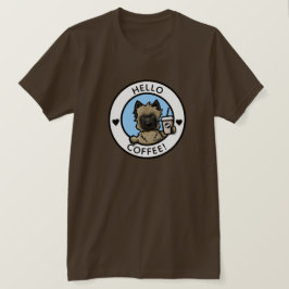 KiniArt Cairn Terrier Coffee T - Shirt