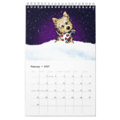 KiniArt Cairn Terrier Kleiner Kalender (Feb 2027)