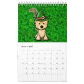 KiniArt Cairn Terrier Kleiner Kalender (Mär 2027)