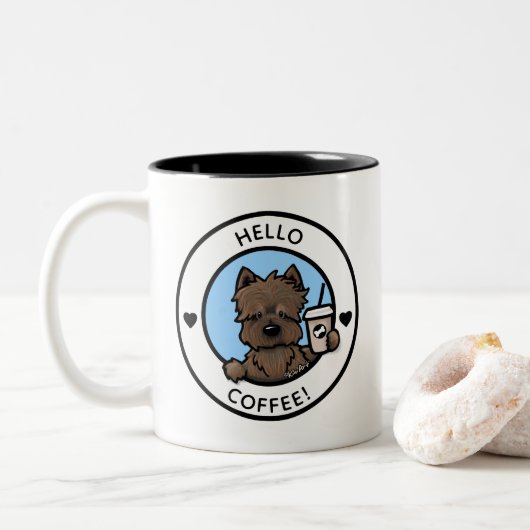 KiniArt Cairn Terrier Tasse (Mit Donut)