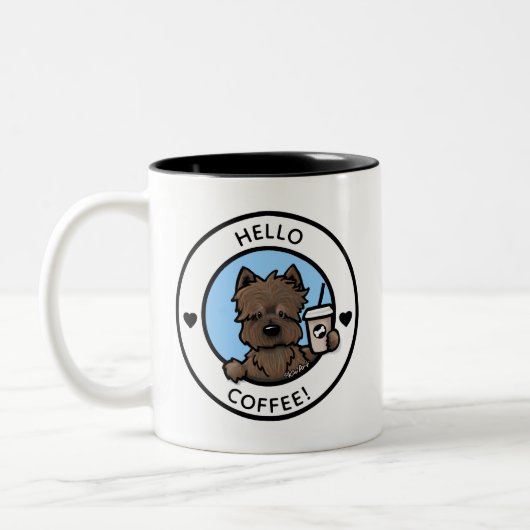 KiniArt Cairn Terrier Tasse (Links)