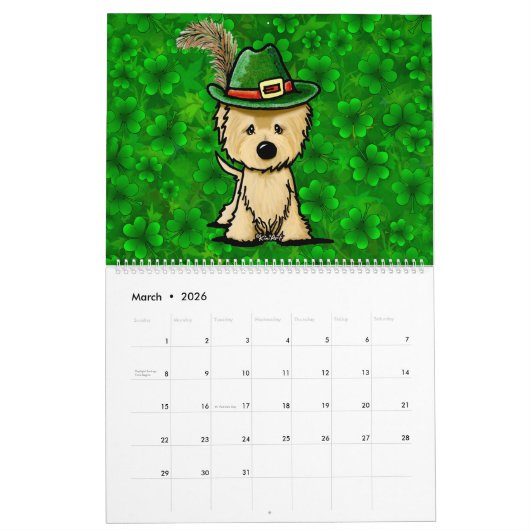KiniArt Cairn Terriers Kalender (Mär 2026)