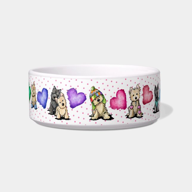 KiniArt™ Cairn Terriers Napf (Vorderseite)