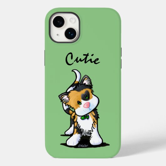 KiniArt Calico Cat Case-Mate iPhone Hülle (Rückseite)