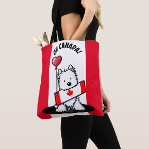 KiniArt Canadian Westie Tote Bag Tasche