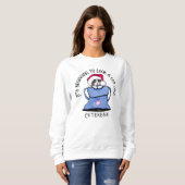 KiniArt Cat Christmas Sweatshirt (Vorne ganz)