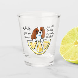 KiniArt Cavalier Life Lemons Shot Glass Schnapsglas