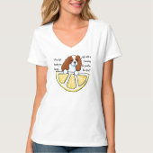 KiniArt Cavalier Life Lemons T - Shirt (Vorderseite)