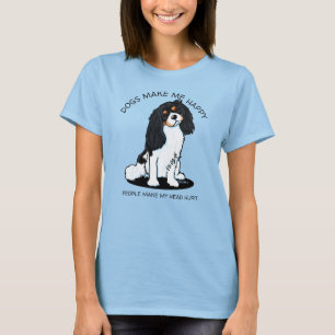 KiniArt Cavalier Spaniel Dog Lovers T - Shirt