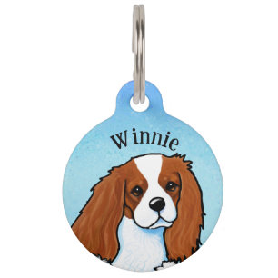 KiniArt Cavalier Spaniel Haustier-ID-Anhänger Haustiermarke