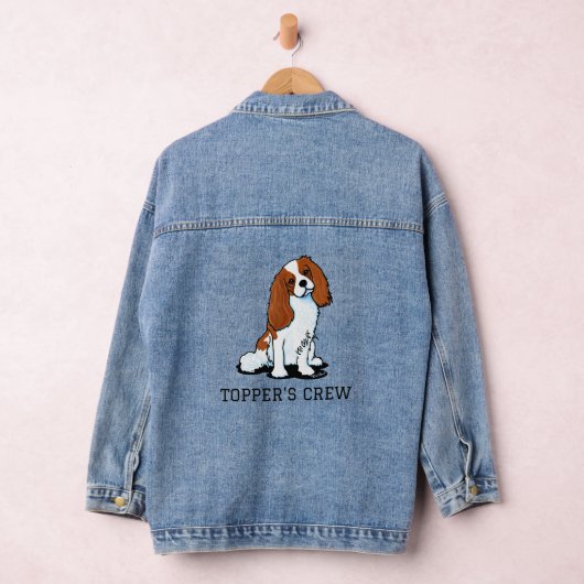 KiniArt Cavalier Spaniel Jeansjacke (Hangar)