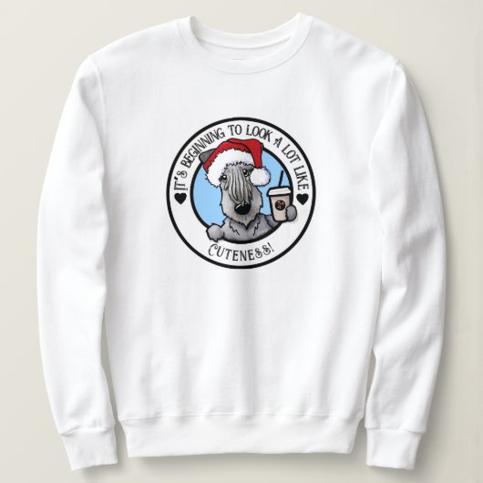 KiniArt Cesky Terrier Christmas Sweatshirt (Design vorne)
