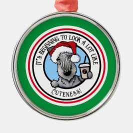 KiniArt Cesky Terrier Ornament Aus Metall