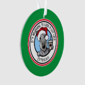 KiniArt Cesky Terrier Weihnachten Ornament (Vorderseite)