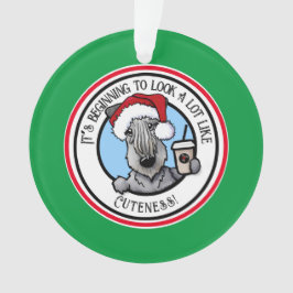 KiniArt Cesky Terrier Weihnachten Ornament