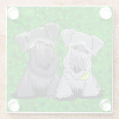 KiniArt Cesky Terriers Glasuntersetzer (Rückseite)