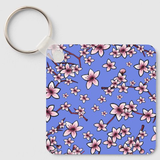 KiniArt Cherry Blüten Schlüsselanhänger (Vorderseite)